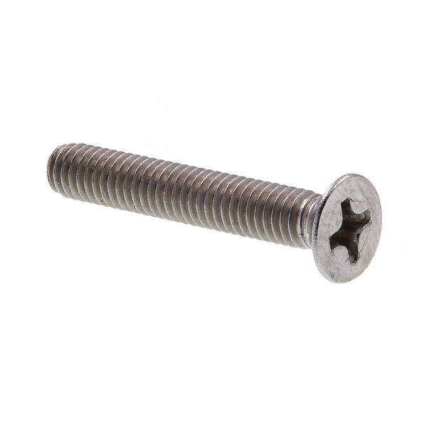 Prime-Line Machine Screw, Metric, Flat Head, Phillip Drive M4-0.7 X 25MM A2-70 Stainless Steel 10PK 9121192